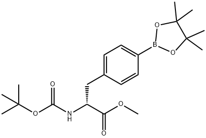 ((R)-2-((叔丁氧基羰基)氨基)-3-(4-(4,4,5,5-四甲基-1,3,2-二氧杂环戊硼烷-2-基)苯基)丙酸甲酯