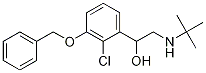 1-(3-(苄氧基)-2-氯苯基)-2-(叔丁基氨基)乙醇