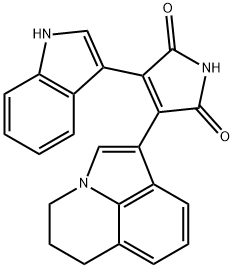 3-(5,6-二氢-4H-吡咯并[3,2,1-ij]喹啉-1-基)-4-(1H-吲哚-3-基)-1H-吡咯-2,5-二酮