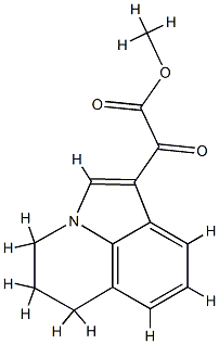 2-(5,6-二氢-4H-吡咯并[3,2,1-ij]喹啉-1-基)-2-氧代乙酸甲酯