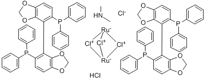 二[(S)-(+)-5,5'-双(二苯基膦)-4,4'-双-1,3-二氧基苯