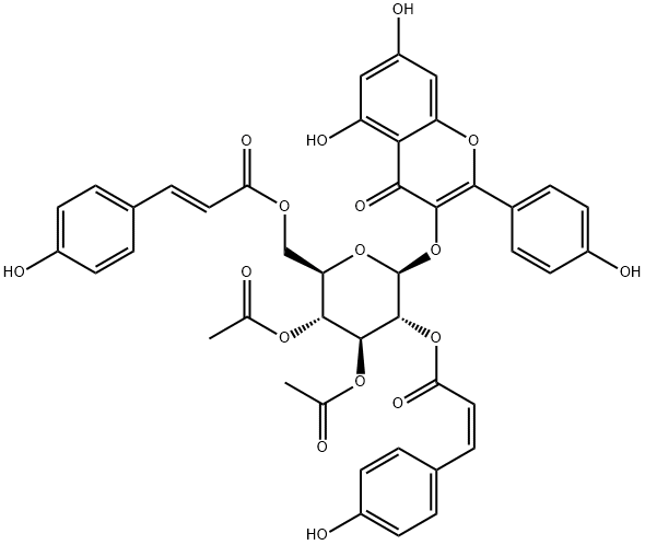 3",4"-Di-O-acetyl-2",6"-di-O-p-coumaroylastragalin