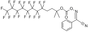 2-[(4,4,5,5,6,6,7,7,8,8,9,9,10,10,11,11,11-十七氟-1,1-二甲基十一烷基氧)碳酰胺]-2-苯基乙腈