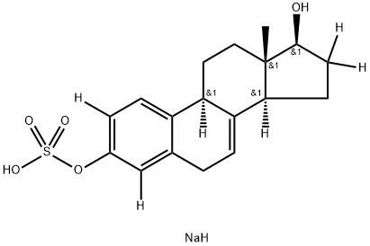 Sodium 17β-Dihydroequilin-2,4,16,16-d4 3-Sulfate (stabilized with TRIS, 50% w/w)