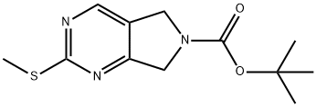 2-(甲硫基)-6-Boc-5,7-二氢吡咯并[3,4-d]嘧啶