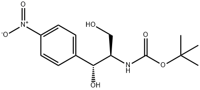 (1R,2R)-(-)-N-Boc-2-氨基-1-(4-硝基苯基)-1,3-丙二醇