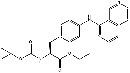 (S)-3-(4-((2,7-萘啶-1-基)氨基)苯基)-2-((叔丁氧基羰基)氨基)丙酸乙酯