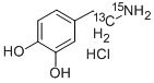 2-(3,4-Dihydroxyphenyl)ethyl-1-13C-amine-15N HCl