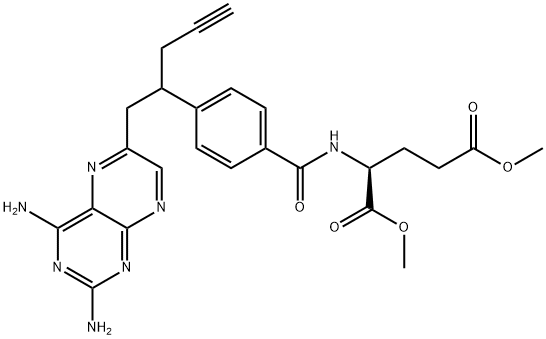 (2S)-2-[[4-[(1RS)-1-[(2,4-二氨基蝶啶-6-基)甲基]丁-3-炔基]苯甲酰基]氨基]戊二酸二甲酯