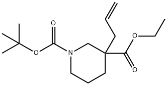 1-Boc-3-烯丙基哌啶-3-甲酸乙酯