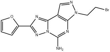 7-(2-溴乙基)-2-(呋喃-2-基)-7H-吡唑并[4,3-e][1,2,4]三唑并[1,5-c]嘧啶-5-胺