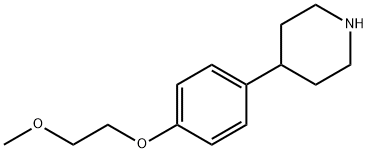 4-(4-(2-methoxyethoxy)phenyl)piperidine