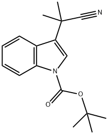 3-(1-氰基-1-甲基乙基)-3-(1-氰基-1-甲基乙基)-1H-吲哚-1-羧酸-1,1-二甲基乙酯