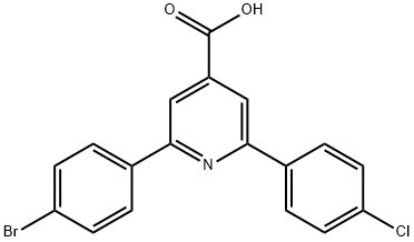 2-(4-溴苯基)-6-(4-氯苯基)吡啶-4-羧酸
