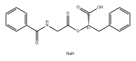 O-Hippuryl-L-β-phenyllactic acid · sodium salt