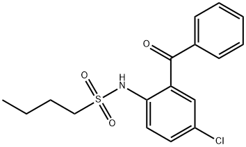 N-(2-苯甲酰基-4-氯苯基)丁烷-1-磺酰胺