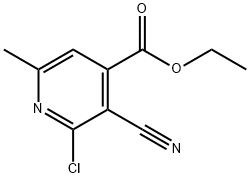 乙基2-氯-3-氰-6-甲基吡啶-4-羧化物