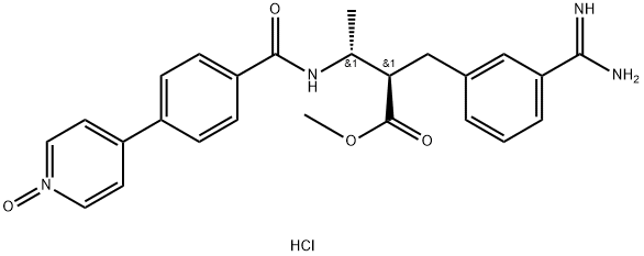 4-(4-((2R,3R)-3-(3-氨基甲脒基苄基)-4-甲氧基-4-氧代丁氧基-2-基)氨基甲酰基)苯基)吡啶1-氧化物盐酸盐