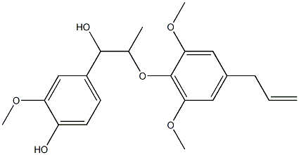 赤式-2-(4-烯丙基-2;6-二甲氧基苯氧基)-1-(4-羟基-3-甲氧基苯基)-丙烷-1-醇