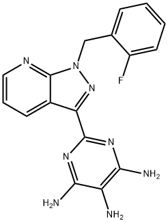 2-(1-(2-氟苄基)-1H-吡唑并[3,4-b]吡啶-3-基)嘧啶-4,5,6-三胺