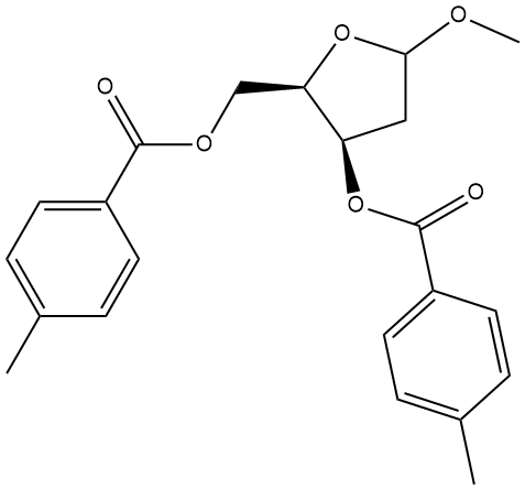 1-甲氧基-2-脱氧-3,5-二甲苯甲酰氧基-D-呋喃糖苷