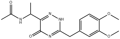 N-(1-(3-(3,4-二甲氧基苄基)-5-氧代-4,5-二氢-1,2,4-三嗪-6-基)乙基)乙酰胺