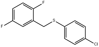 (4-氯苯基)(2,5-二氟苄基)硫烷