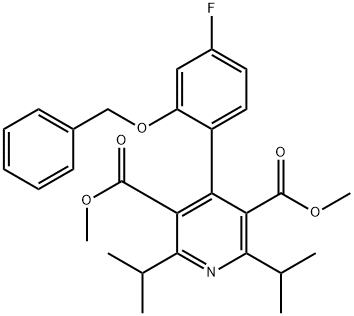 (4-(2-(苄氧基)-4-氟苯基)-2,6-二异丙基吡啶-3,5-二羧酸二甲酯