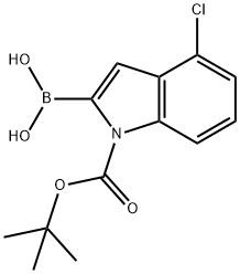 1-Boc-4-氯吲哚-2-硼酸