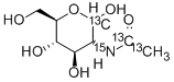 N-[1,2-13C2]Acetyl-D-[1-13C,15N]glucosamine