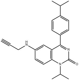 1-(1-甲基乙基)-4-[4-(1-甲基乙基)苯基]-6-(2-丙炔-1-氨基)-2(1H)-喹唑啉