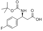 Boc-S-3-氨基-3-(4-氟-苯基)-丙酸