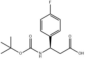 Boc-R-3-氨基-3-(4-氟-苯基)-丙酸