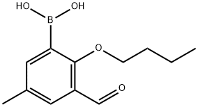 2-丁氧基-3-甲酰基-5-甲基苯基硼酸