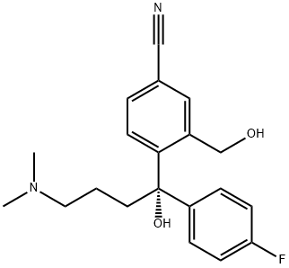 (S)-4-[4-(二甲胺基)-1-(4-氟苯基)-1-(羟基丁基)-3-(羟基甲基)苯腈