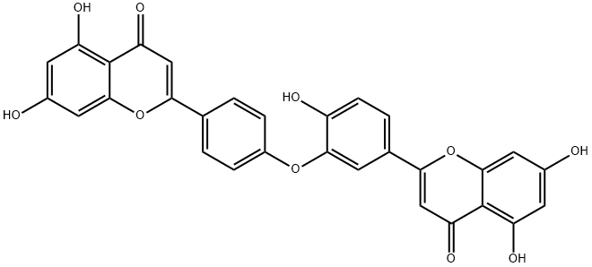 似梨木双黄酮-7-O-β-D-吡喃葡萄糖苷