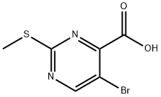 5-溴-2-(甲巯基)-4-嘧啶甲酸