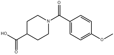 1-(4-甲氧基-苯甲酰)-哌啶-4-羧酸