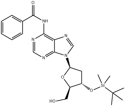 N-(9-((2R,4S,5R)-4-((叔丁基二甲基硅烷基)氧基)-5-(羟甲基)四氢呋喃-2-基)-9H-嘌呤-6-基)苯甲酰胺