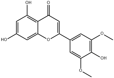 苜蓿素;5;7-二羟基-2-(4-羟基-3;5-二甲氧基苯基)苯并吡喃-4-酮