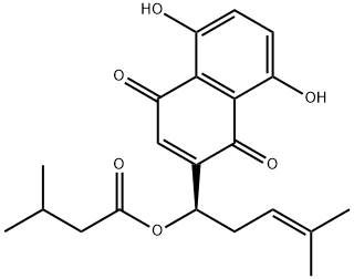 异戊酰紫草素