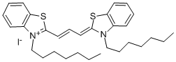 3,3′-Diheptylthiacarbocyanine iodide