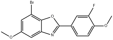 7-溴-2-(3-氟-4-甲氧基苯基)-5-甲氧基苯并[d]噁唑