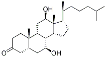 7α,12α-Dihydroxy-5β-cholestan-3-one