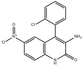 3-氨基-4-(2-氯苯基)-6-硝基-2(1H)-喹啉酮