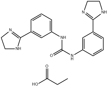 N,N`-双[3-(4,5-二氢-1H-咪唑-2-基)苯基脲二丙酸盐，咪多卡二丙酸盐