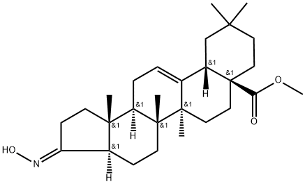 3',4',5',6'-四氢-17-(羟基亚氨基)-4'4',9,14-四甲基-甲酯,(3β,4β,8α,9β,10α,13α,14β)-苯并[3,4]-18-去雄甾-3,5-二烯-3(2'H)-羧酸