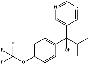 2-甲基-1-(嘧啶-5-基)-1-(4-(三氟甲氧基)苯基)丙-1-醇