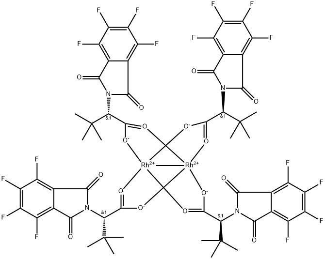 四[N-四氟邻苯二甲酰基-(S)-叔亮氨酸基]二铑双(乙酸乙酯)加合物