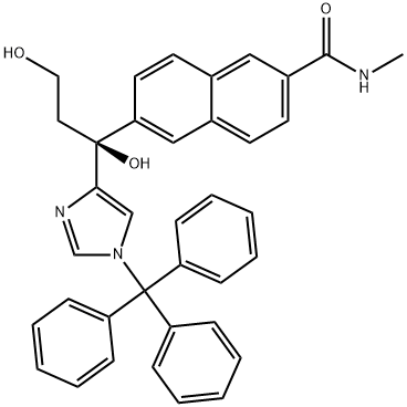 (S)-6-(1,3-二羟基-1-(1-三苯甲基-1H-咪唑-4-基)丙基)-N-甲基-2-萘甲
